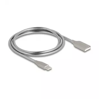 USB kabelis DeLOCK 81258 sudrabains