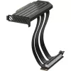 PCIe 5.0 Hyper Riser, pagarinājuma kabelis melns, 20cm