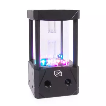 Ūdens bloks Alphacool 13327 Acetal Aluminium Melns Transparent 5V RGB