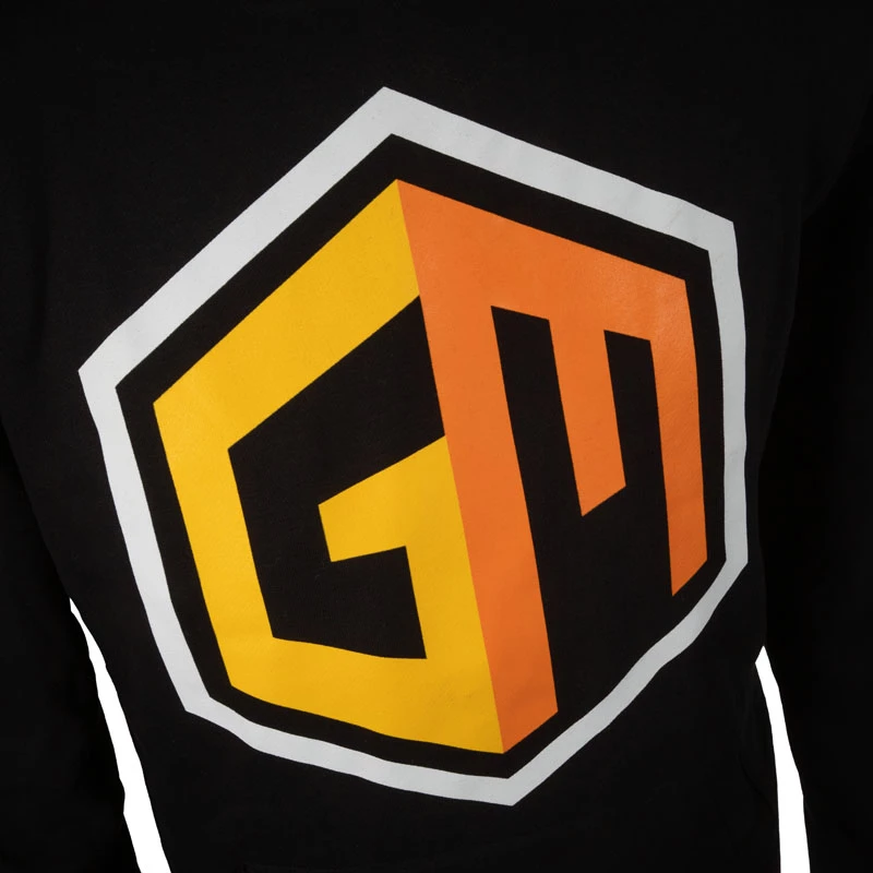 Global Masters Hoodie GM Logo - melns (XL)