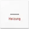 JUNG Wippe Aufs.Heizung/Notsch. für Kontrollschalter A 590 H WW A590HWW