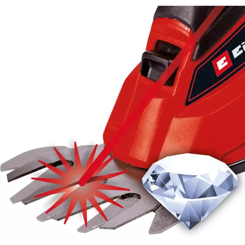 Einhell GE-CG 18 Li - Solo 100mm sarkanas bezvadu zāles šķēres (3410370)