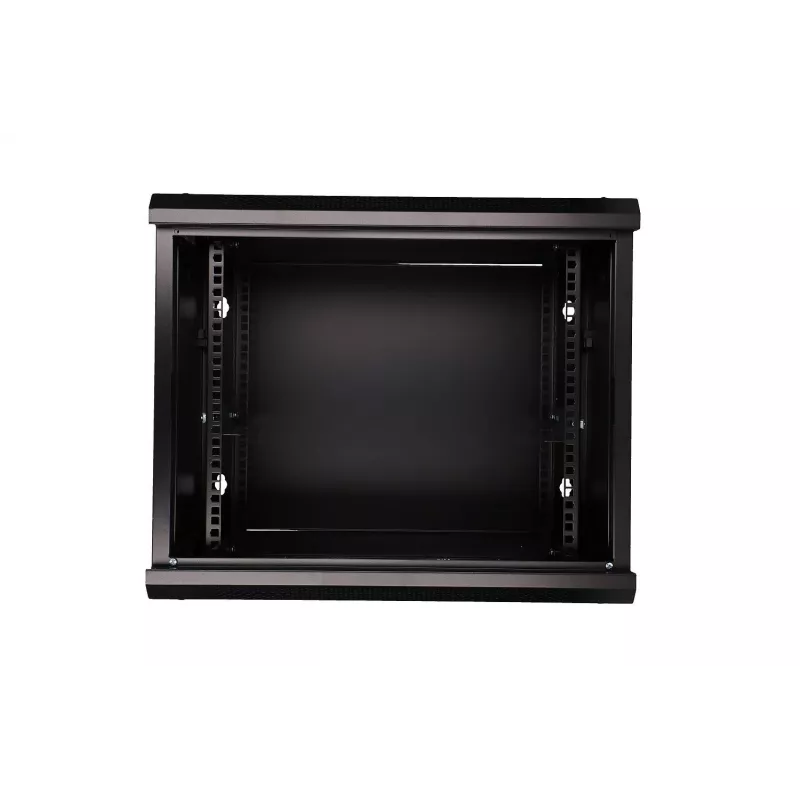Pie sienas stiprināms statīvs Extralink 9U 600x600 Melns