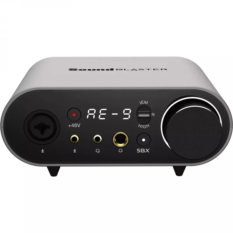 Skaņas karte Creative Labs SoundBlaster AE-9 — 32 bitu / 384 kHz atskaņošana un ierakstīšana