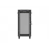 Rack cabinet LANBERG FF01-6624-23BL 24U freestanding 19 inch 600×600 mm IP20 Melns