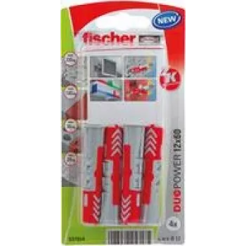 Fischer DuoPower 12 x 60 K NV sienas dībelis 60 mm 537654 1 komplekts (537654)