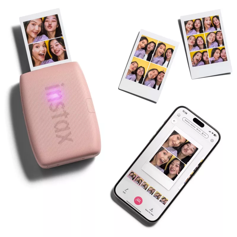 Foto printeris Fujifilm Instax Mini Link 3 rozā Bluetooth pārnēsājams momentfoto printeris