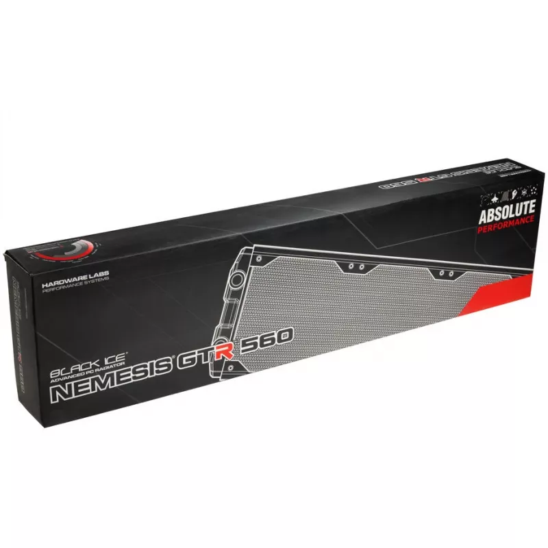 Radiator Hardware Labs Melns Ice Nemesis 560 GTR, 560mm, melns