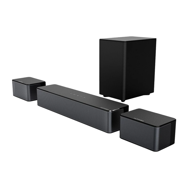 Soundbar Ultimea Poseidon D50 — modelis U2500, kompakts mājas audio skaļrunis televizoram un mūzikai