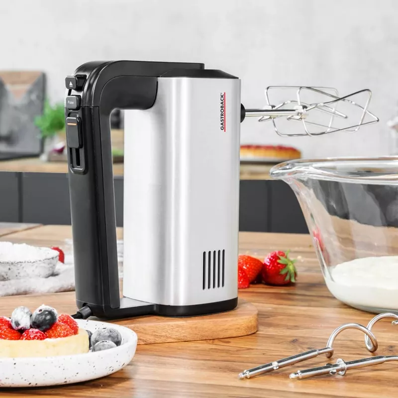 Virtuves kombains Gastroback Design Handmixer Pro melns sudrabains