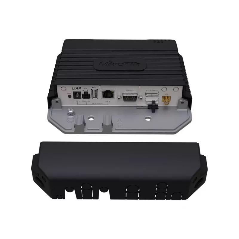 MIKROTIK RBLtAP-2HnD&R11e-LTE LtAP LTE kit - 802.11b/g/n 2.4/5 GHz piekļuves punkts, 3x SIM, ietver LTE modemu