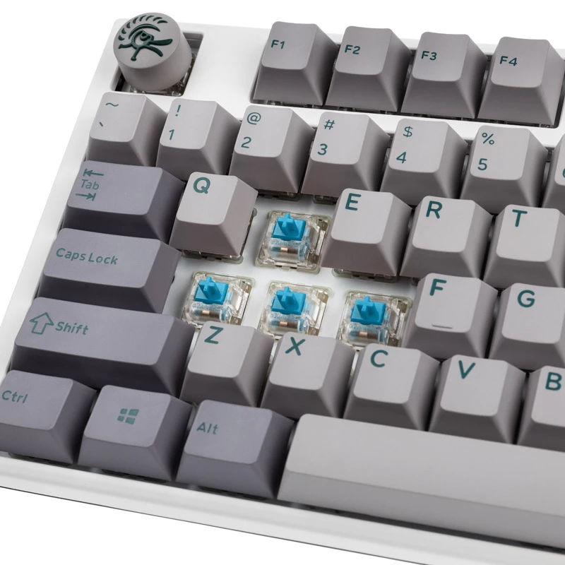 Ducky One 3 TKL tastatūra spēlēm USB US English sudraba