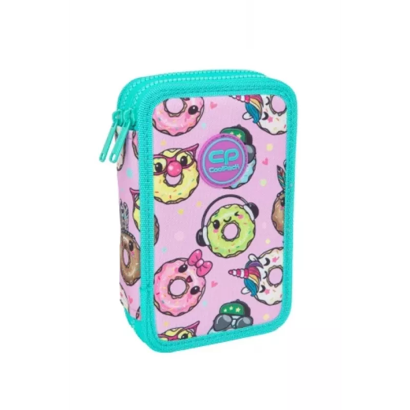 Penālis Coolpack Jumper 2 — divstāvu nodalījumu dizains, rāvējslēdzēja aizdare, auduma apdare