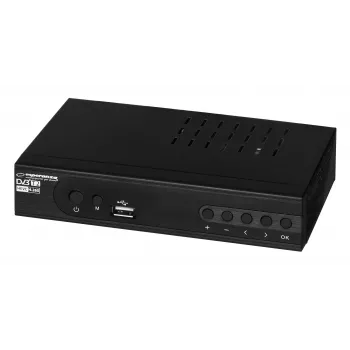 Dekoder Tuner TV DVB-T2 Hevc H.265 kabelis HDMI