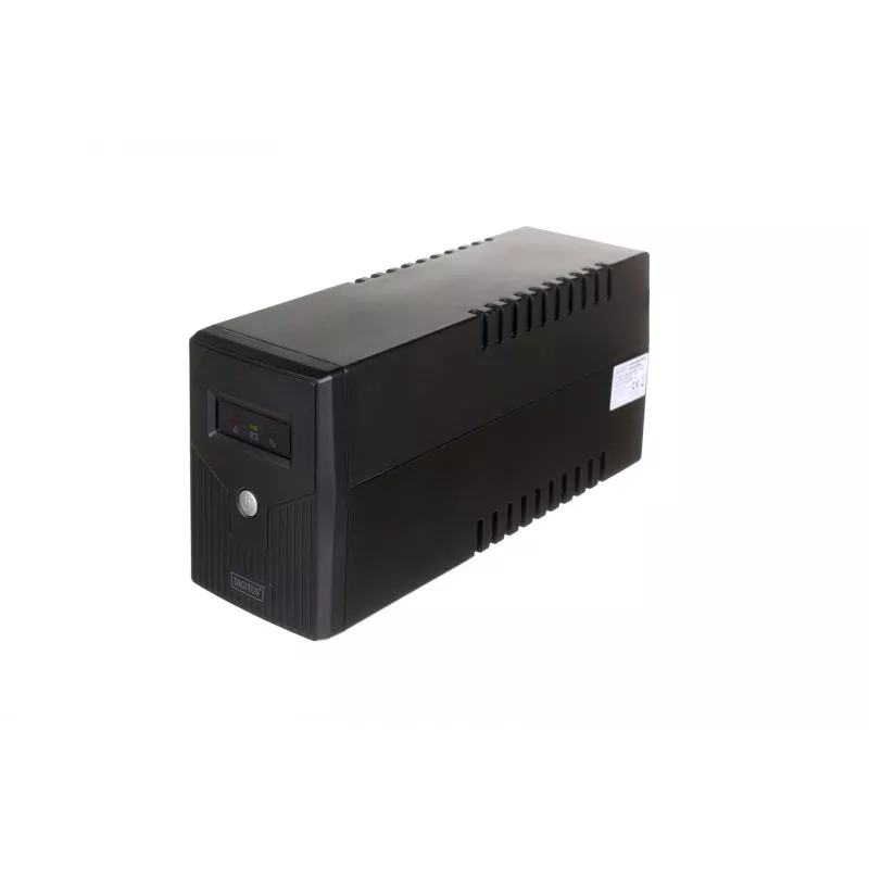 Nepārtrauktās barošanas avots DIGITUS Line-Interactive DN-170064-B 800 VA (480 W), AVR, LCD, tornis, 2 maiņstrāvas rozetes, tips F