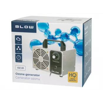 Ozona ģenerators BLOW oz-01 — 60 000 mg/h jauda, 120 W jauda