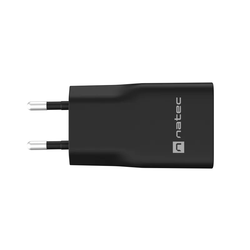 Strāvas adapteris NATEC Ribera NUC-2377 — 1×USB-A, 1×USB-C, 3 A izeja