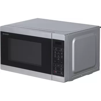 Sharp YC-MS02E-S mikroviļņu krāsns Sudraba Solo mikroviļņu krāsns Uz galda 20 L 800 W