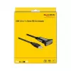 USB 2.0 Type-A uz 1 × seriālais RS-232 DB9 4 m DeLOCK 66323