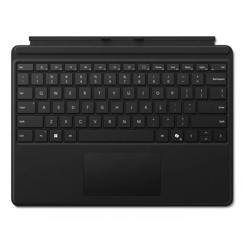 Microsoft Surface Pro tastatūra vācu valodā Microsoft Cover ports melna