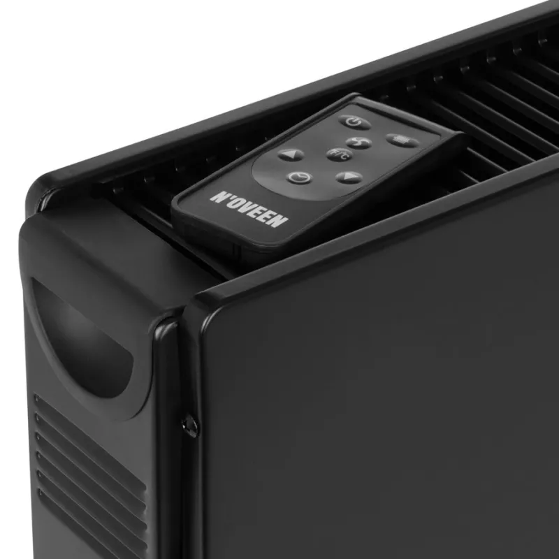 Konvektora elektriskais telpu sildītājs NOVEEN CH7100 — 2000 W, 3 jaudas līmeņi, LCD, taimeris, tālvadība, melns