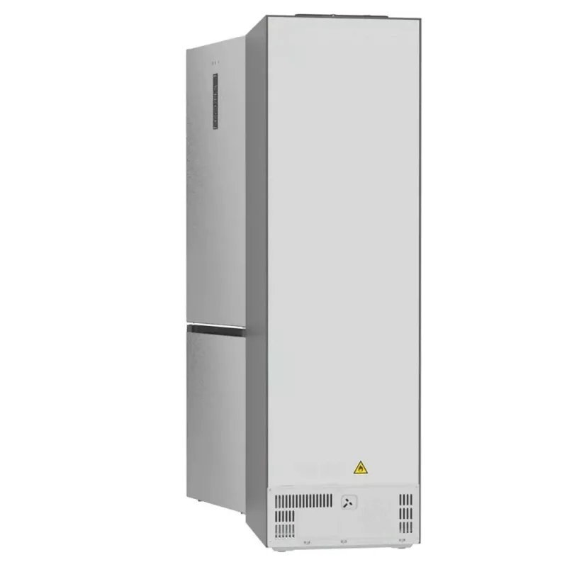 Ledusskapis ar saldētavu Gorenje NRB620E61X4WFE, brīvstāvošs, nerūsējošais tērauds, kopējā ietilpība 413 L, saldētava apakšā 130 L, NoFrost, LED displejs