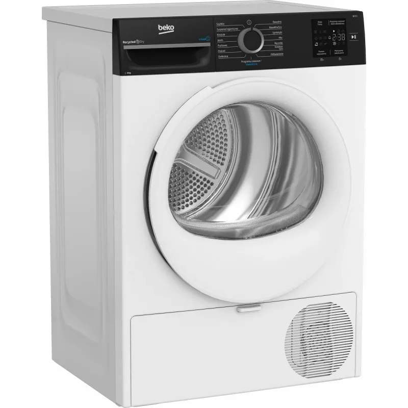 Veļas žāvētājs BEKO BM3T3823WBW slaids modelis