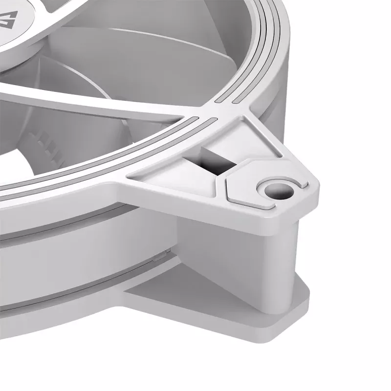 Korpusa ventilators MODECOM VOLCANO APEX 140 ARGB balta 140mm