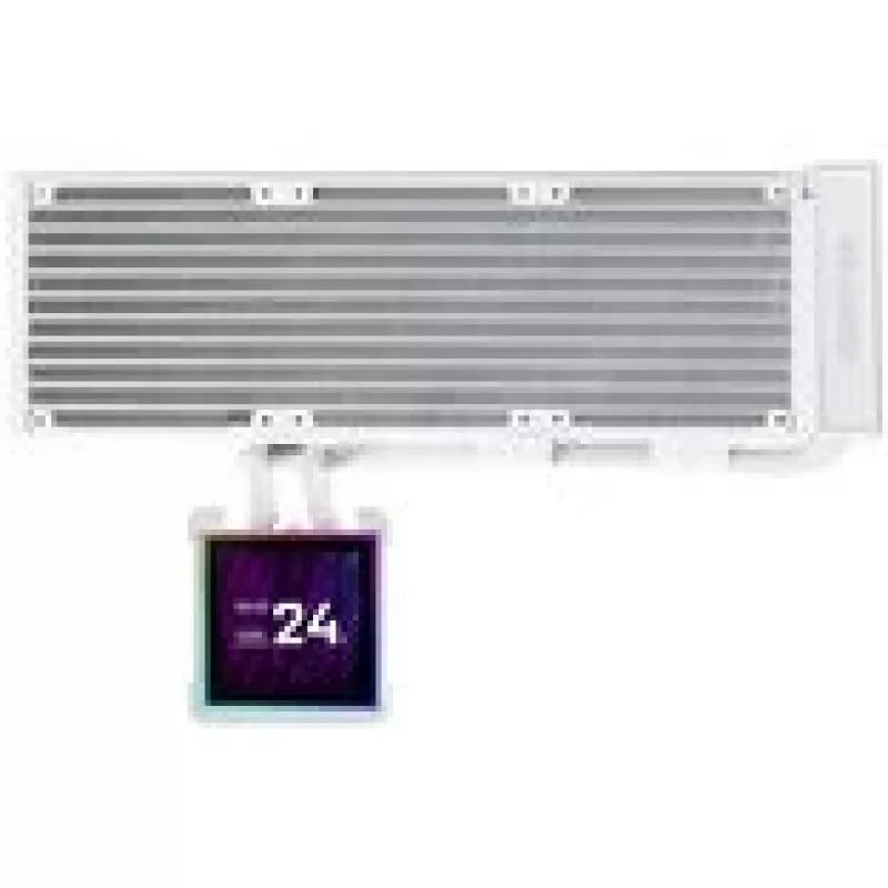 Universāls šķidruma CPU dzesētājs lian li HydroShift II LCD-S 360N 360mm AiO (bez ventilatoriem) ar RGB LCD displeju