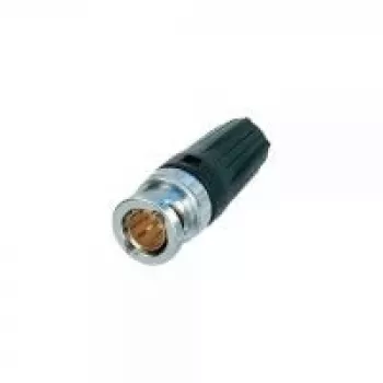 Neutrik NBNC75BDD6 stieples savienotājs BNC alumīnijs - melns (NBNC75BDD6)