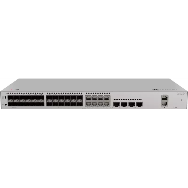 Huawei S310-24ST4X optiskais slēdzis, 8x Combo ETH, 4x SFP+ 24x SFP (8x Combo ETH), 4x SFP+