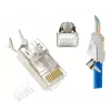RJ45 savienotāji GEMBIRD CAT7 8P8C zelta pārklājums 15µm FTP/SFTP iepakojumā pa 50