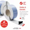 Kabeļu siksna Label the kabelis LTC 1620-5-50 — āķa un cilpas rullis 5 m × 50 mm, balta