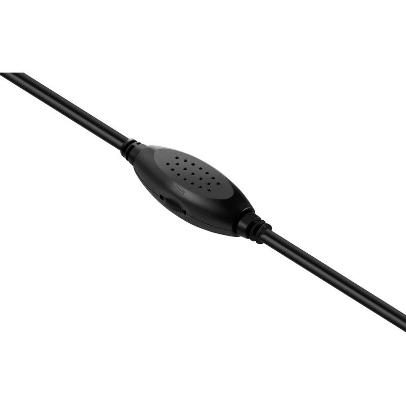 PC skaļruņi DEFENDER J3 2.0 6W LED USB, 2×3W RMS, 90–20000 Hz, 3.5 mm, melni