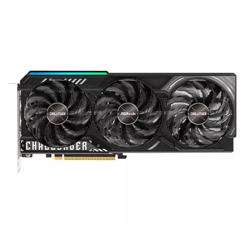 Grafikas karte ASRock Challenger Radeon RX 9070 XT — 16 GB GDDR6, 256 bitu, PCIe 5.0, 3 ventilatoru aktīvā dzesēšana