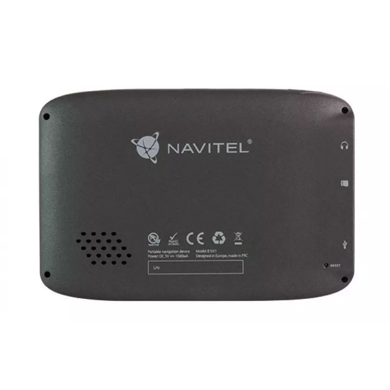 Navitel E501 Navigator 12.7 cm (5 collas) TFT Skārienekrāns Pelēks