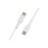 USB kabelis Belkin BoostCharge 1m USB C balts USB 2.0