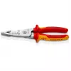 Kabeļu noņemšanas knaibles Knipex 13 76 200 ME 6 mm noņemšanas jauda Sarkans Nerūsējošais tērauds Dzeltens