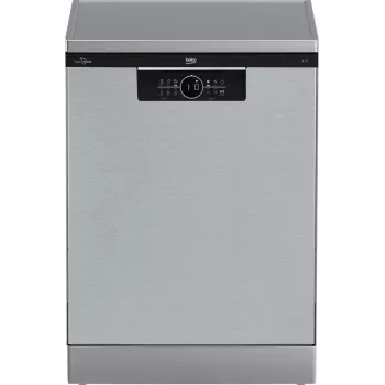 Trauku mazgājamā mašīna BEKO BDFN26531X — brīvi stāvoša 60 cm, 15 galda klājumi, 46 dB, nerūsējošais tērauds, LED skārienjutīgais displejs