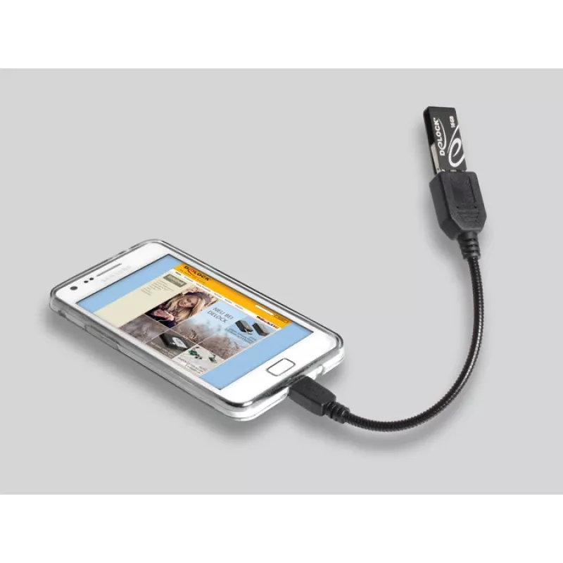 USB kabelis Micro-USB B USB A DeLOCK 83293 0,18 m
