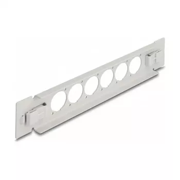 Plāksteru panelis DeLOCK 10 collu D-Type 6 portu bezinstrumentu pelēks