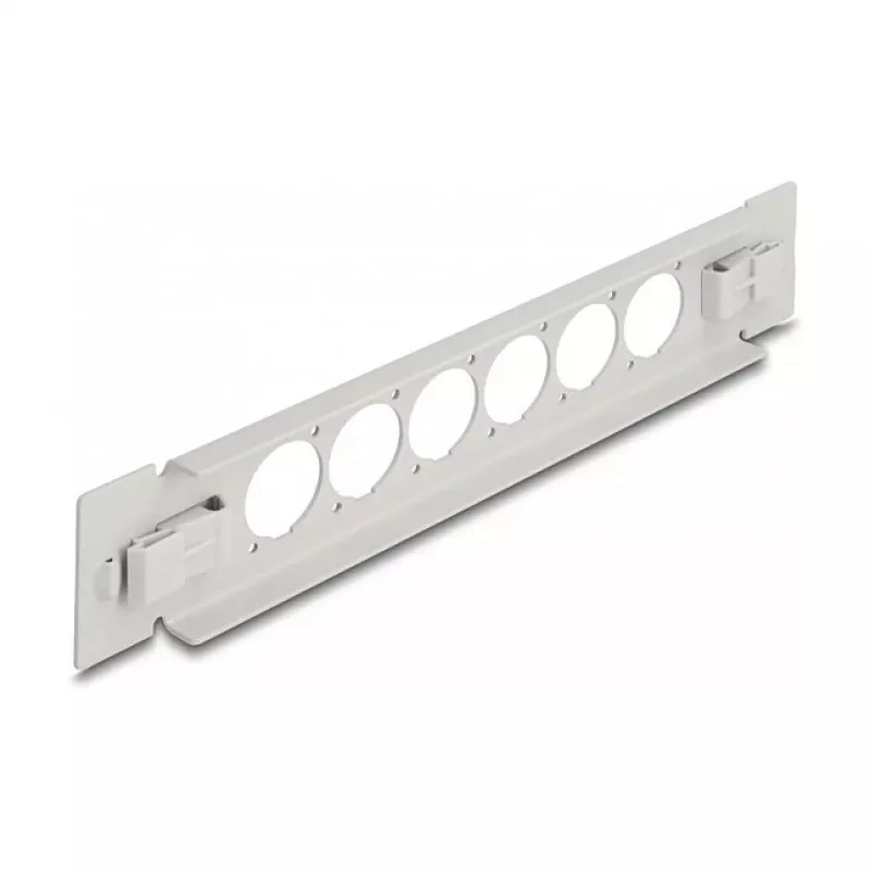 Plāksteru panelis DeLOCK 10 collu D-Type 6 portu bezinstrumentu pelēks