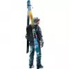 Mugursoma DEUTER Freerider Pro 34+ — tehniska freeride slēpošanas tūrisma mugursoma, 34 L, melna, ķiveres turētājs, gurnu josta