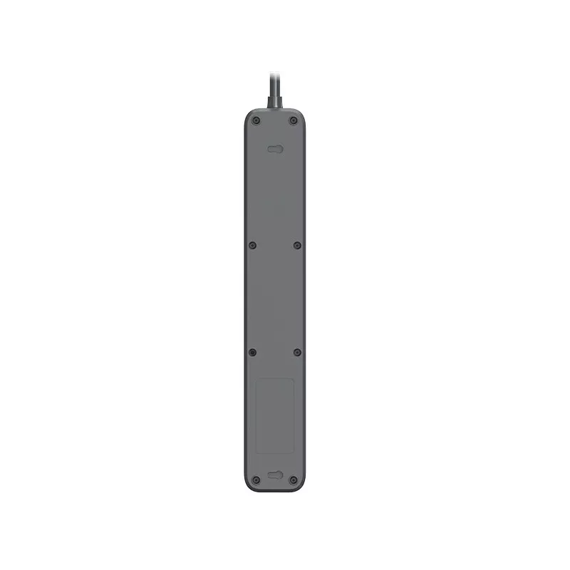 Power Line+ 3m Graphite pārsprieguma aizsargs ar pagarinātāju (5 kontaktligzdas)