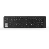 Bezvadu tastatūra Inca IBK-579BT Bluetooth 66 taustiņi metāliski sudrabota