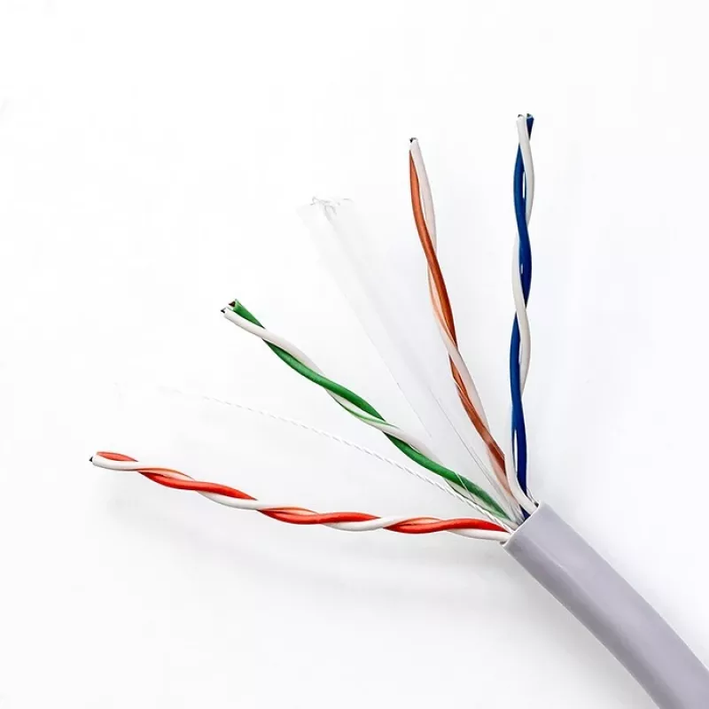Patchcord UTP kabelis QOLTEC 50359 RJ45 CAT6 305m Zils