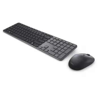 DELL Pro 7 plāns KM726 tastatūra Pele iekļauta Mājām/Birojam RF Bezvadu + Bluetooth QWERTY US International Melna