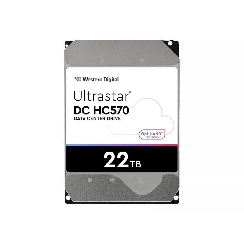 3.5 collu SAS HDD Western Digital Ultrastar DH HC570 22 TB, 12 Gbit/s, 7200 RPM, 512 MB kešatmiņa