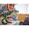 LEGO Creator 3-in-1 T.Rex būvējams modeļa komplekts, 626 gab., 150 mm augstums, vecums 9+