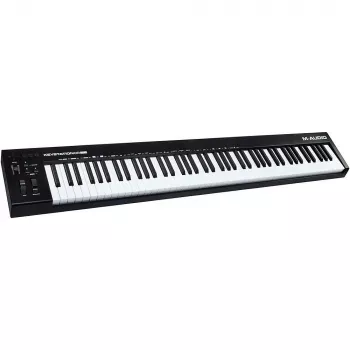 M-AUDIO Keystation 88 MK3 MIDI klaviatūra 88 taustiņi USB Melna, Balta
